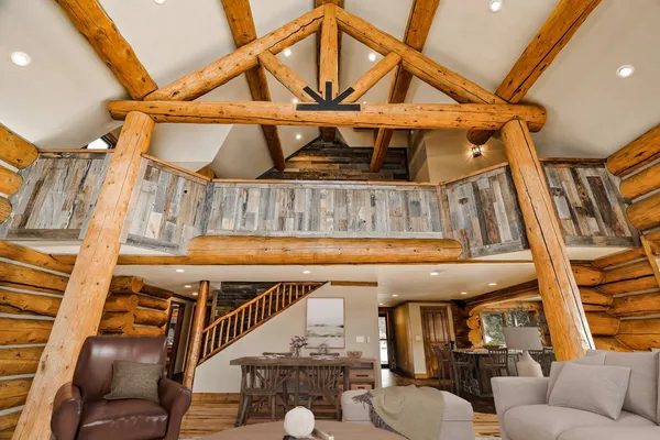 a view of living room with furniture