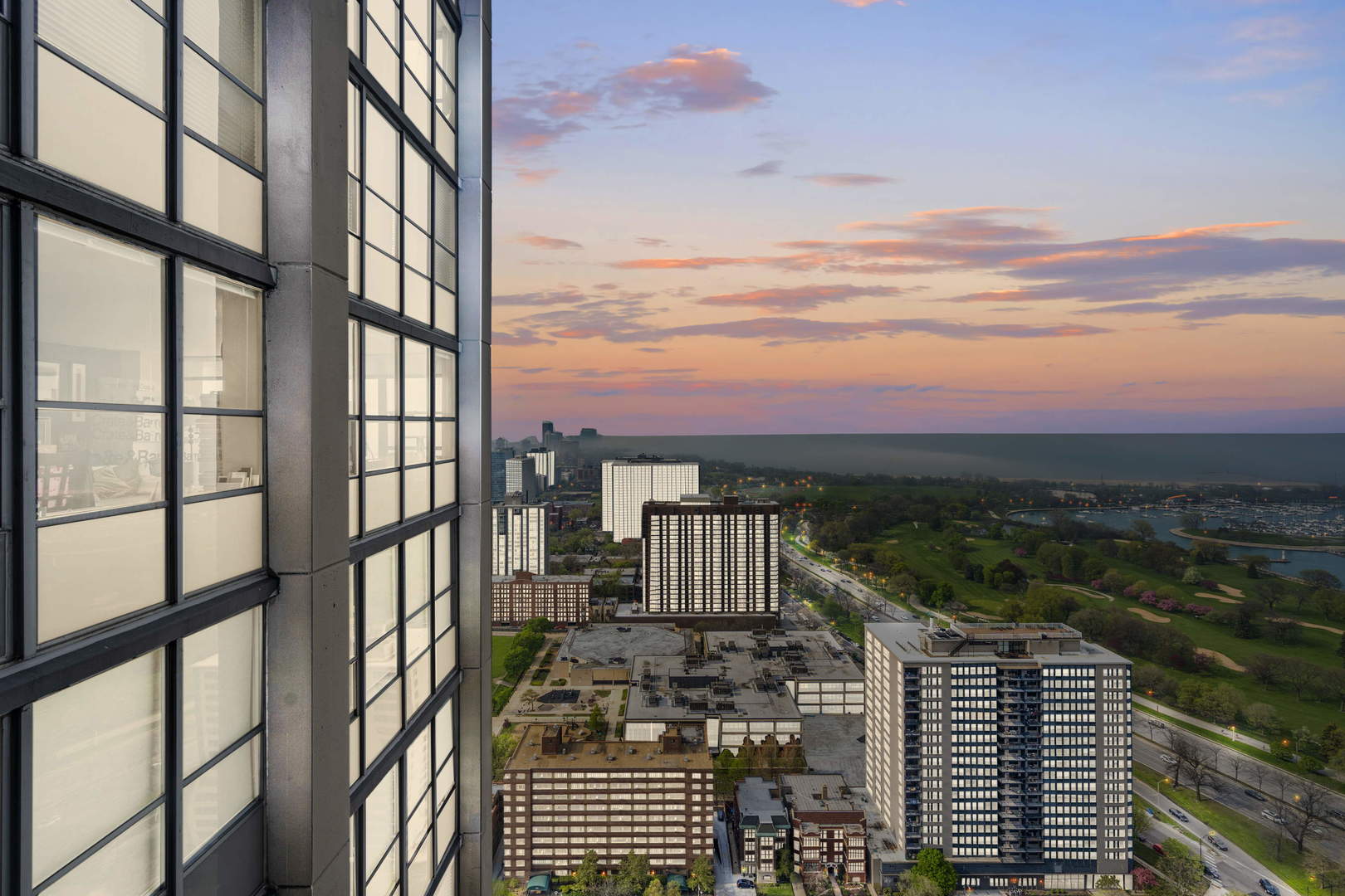 655 West Irving Park Road, Unit 4108 Chicago, IL 60613 - Photo 15 of 32 a view of city with balcony