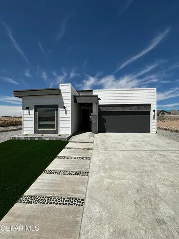 a view of a hall with a fireplace