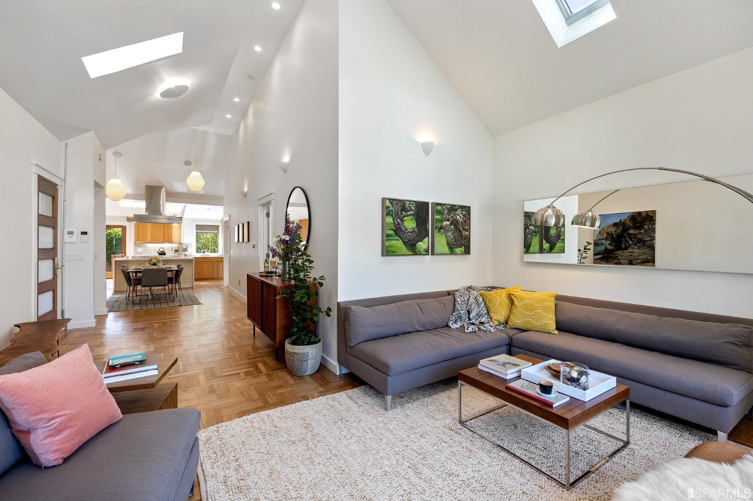 115 Wool Street San Francisco, CA 94110 - Photo 17 of 37 a living room with furniture or couch and a potted plant