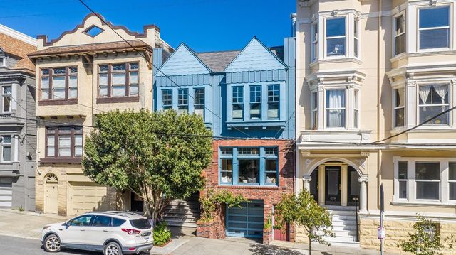front view of multiple houses