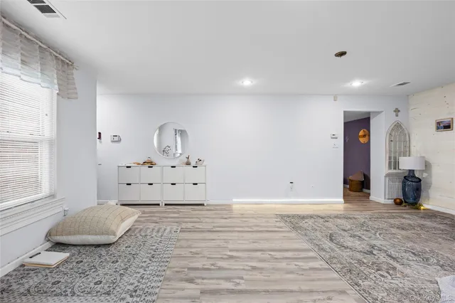 a view of a livingroom with a fireplace