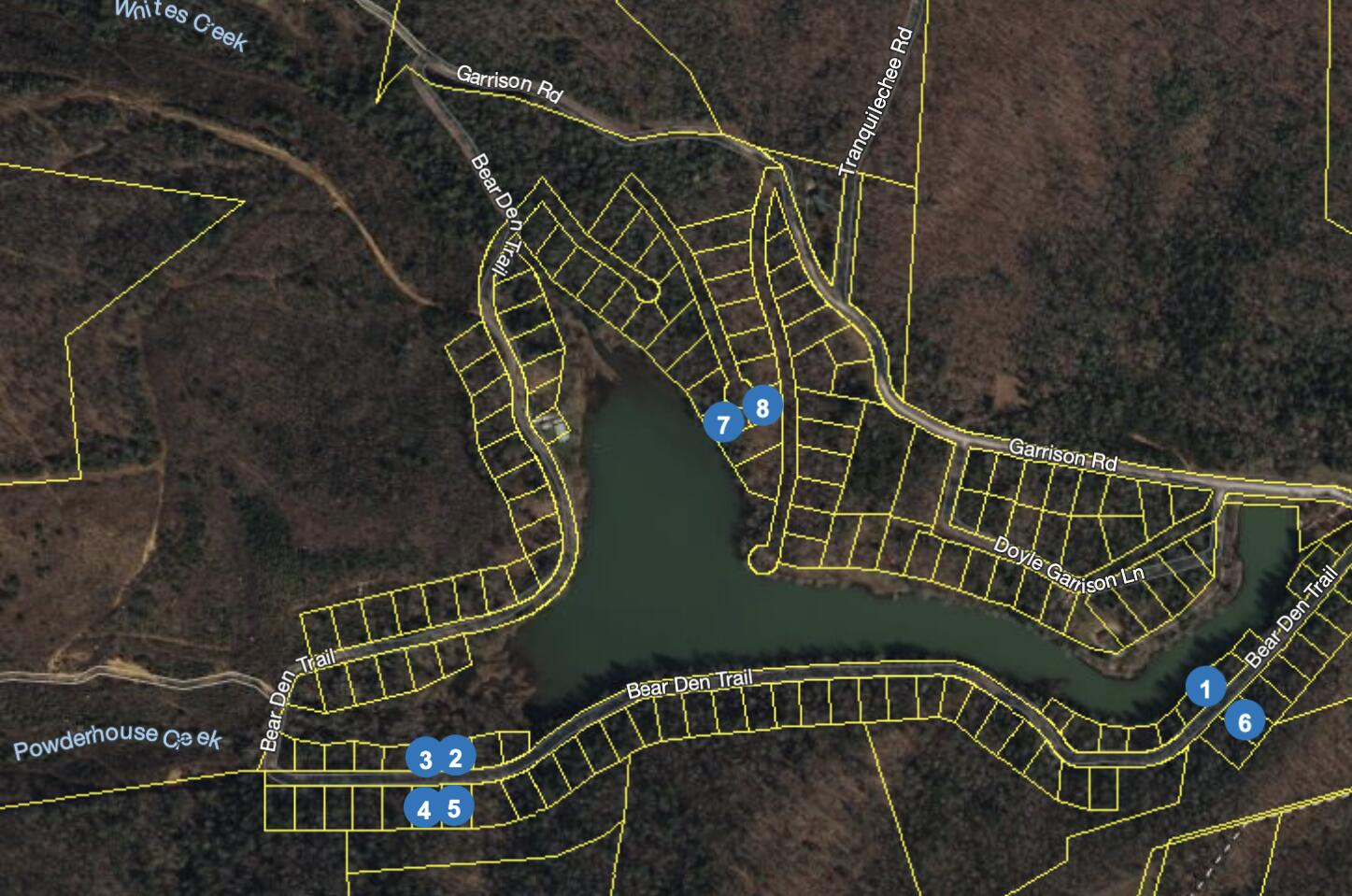 0 Lot 51 Sleepy Hollow Road Grandview, TN 37337 - Photo 6 of 6 Map of all lots