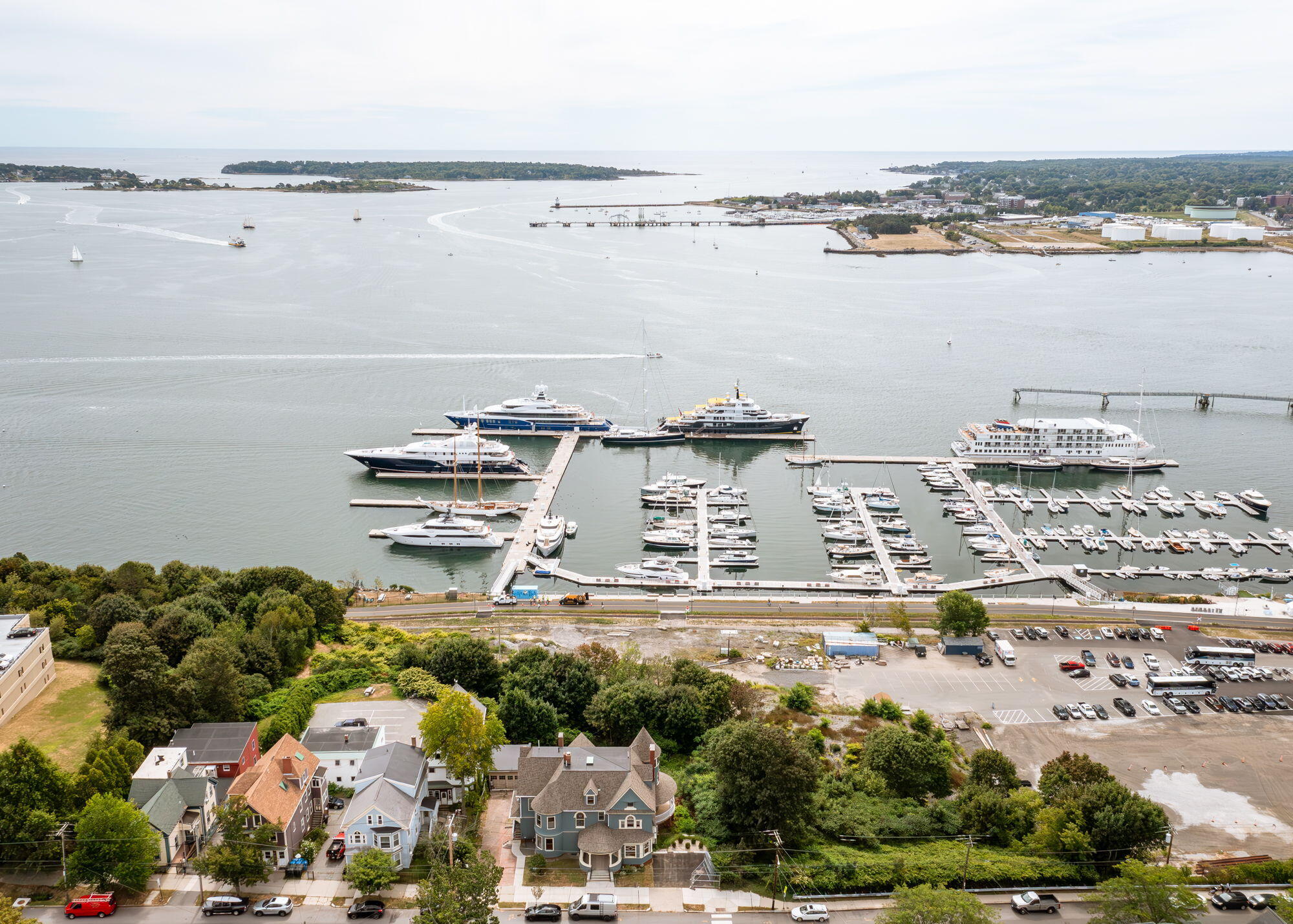 5 Eastern Promenade, Unit PH Portland, ME 04101 - Photo 11 of 44 5EasternPromenade-Portland-Drone-11