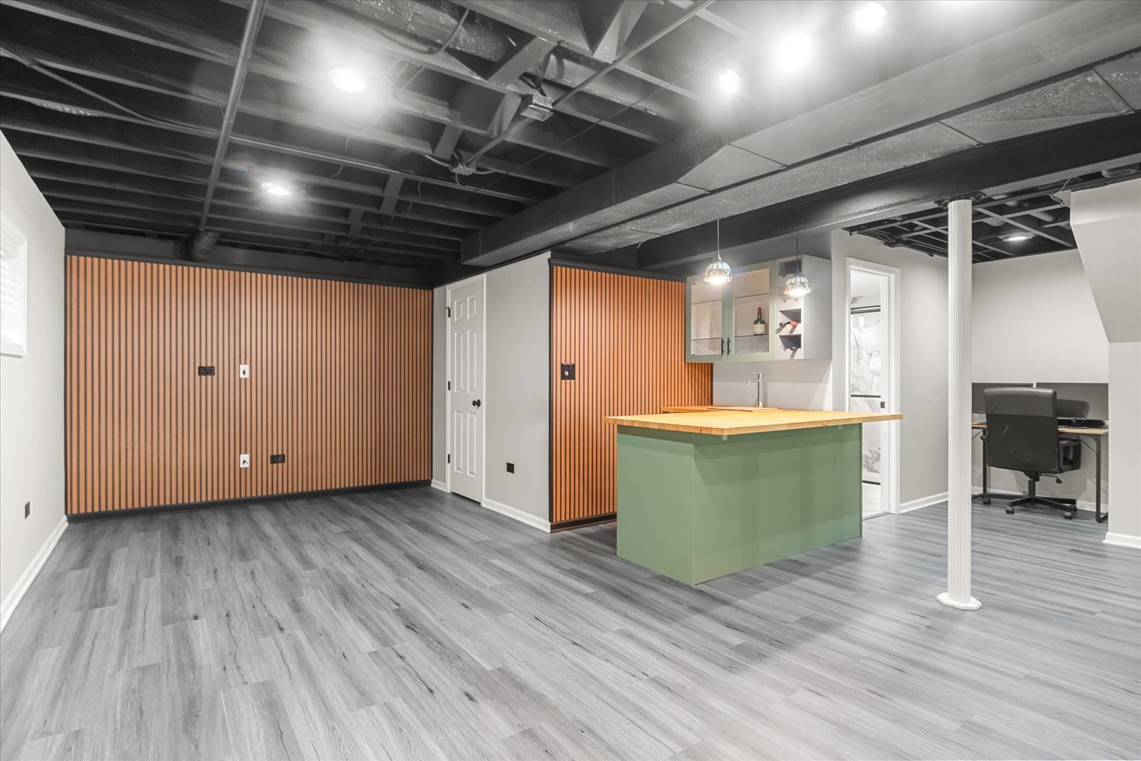 1763 Frost Lane Naperville, IL 60564 - Photo 23 of 46 a view of a room with wooden floor