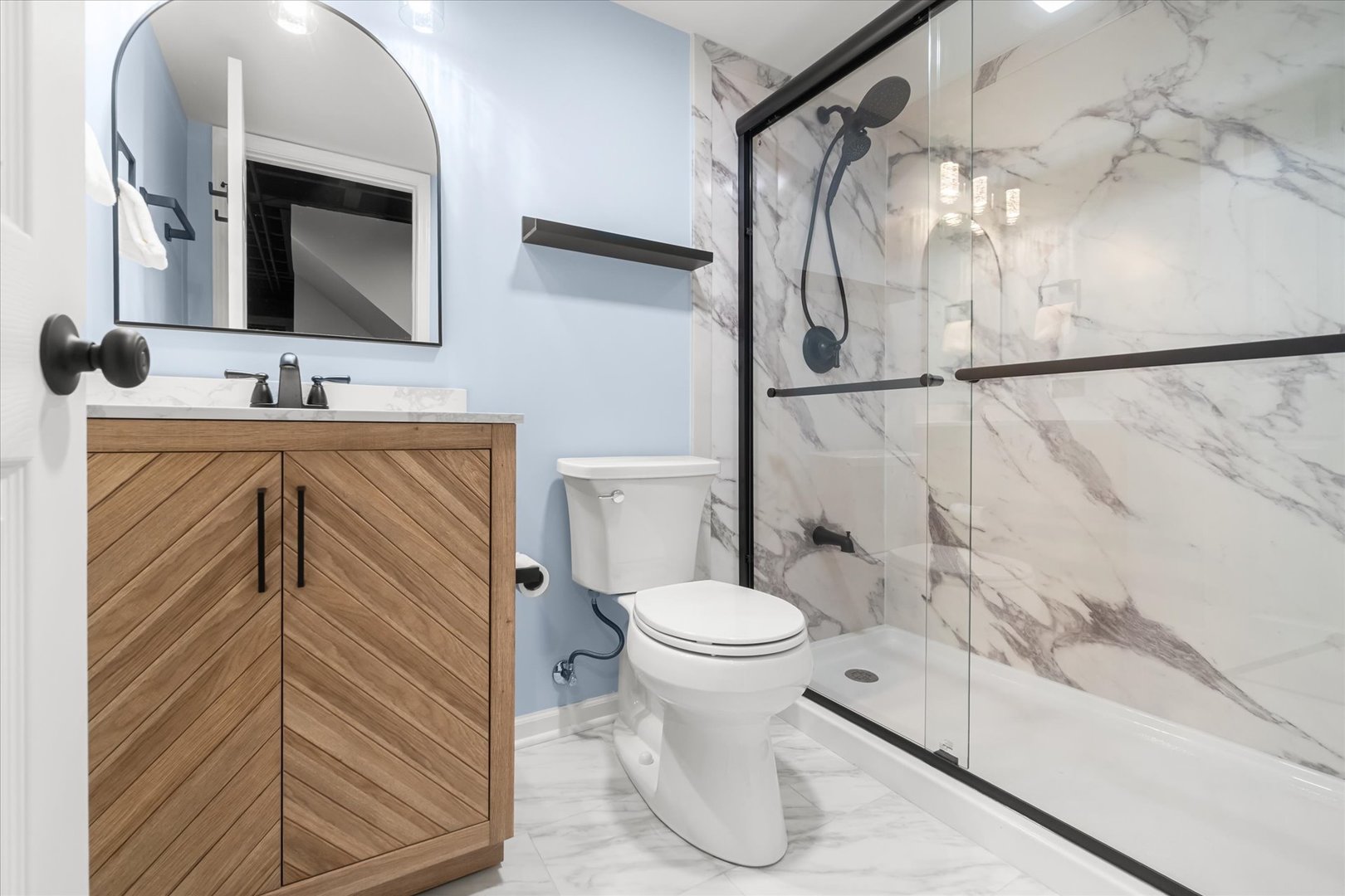 1763 Frost Lane Naperville, IL 60564 - Photo 4 of 46 a bathroom with a sink toilet and shower