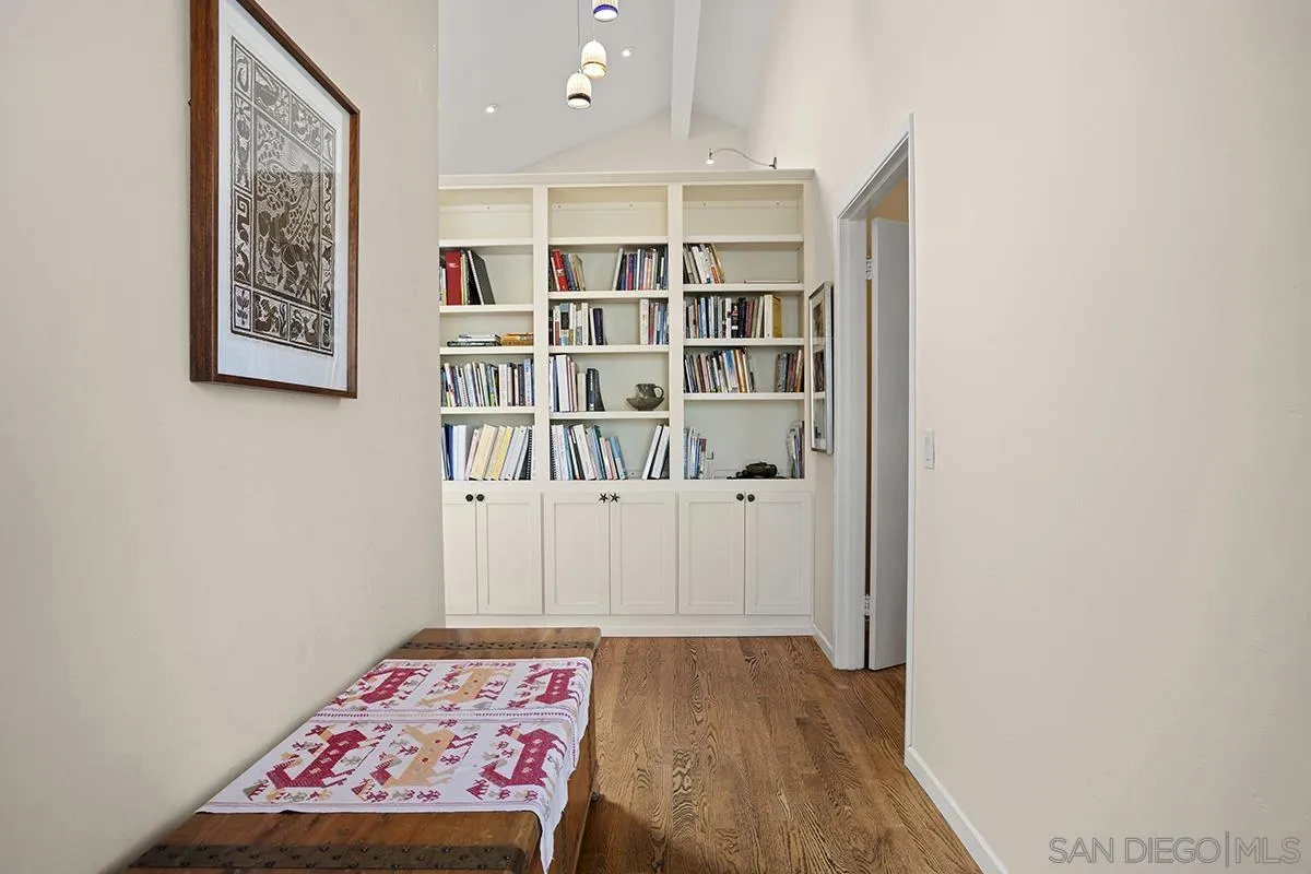 4329 Arista Street San Diego, CA 92103 - Photo 18 of 44 a view of a hallway with furniture and closet