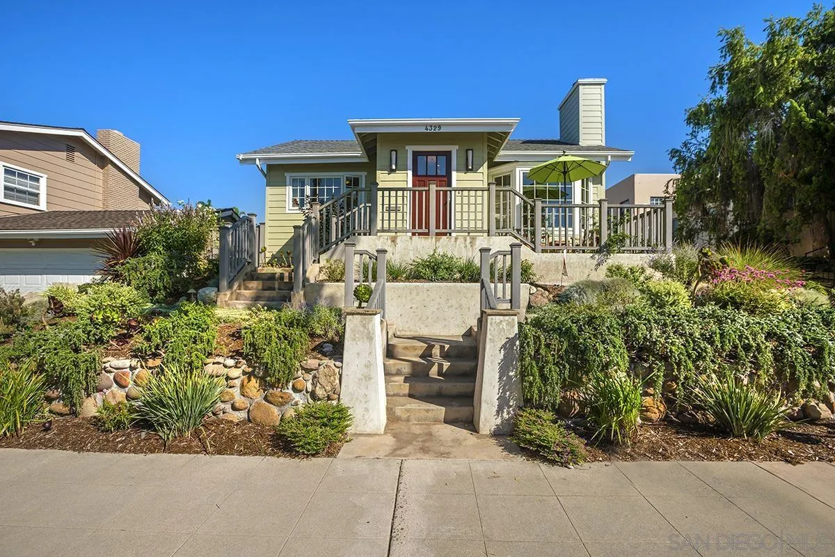 4329 Arista Street San Diego, CA 92103 - Photo 44 of 44 a front view of a house with garden