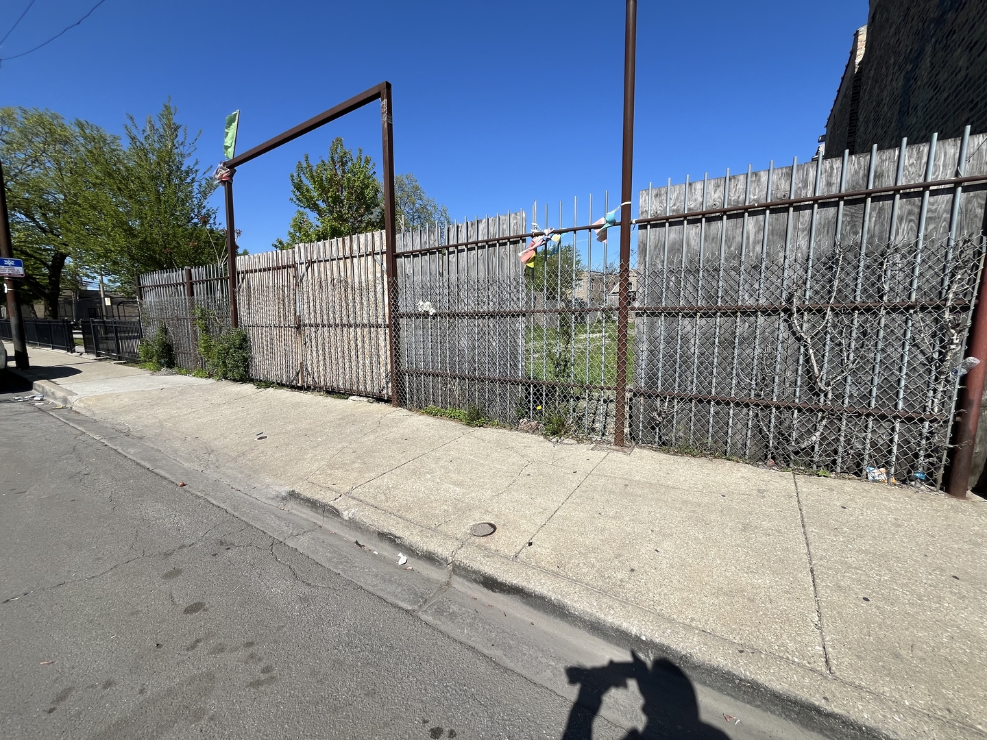 a white house that has a tree on it