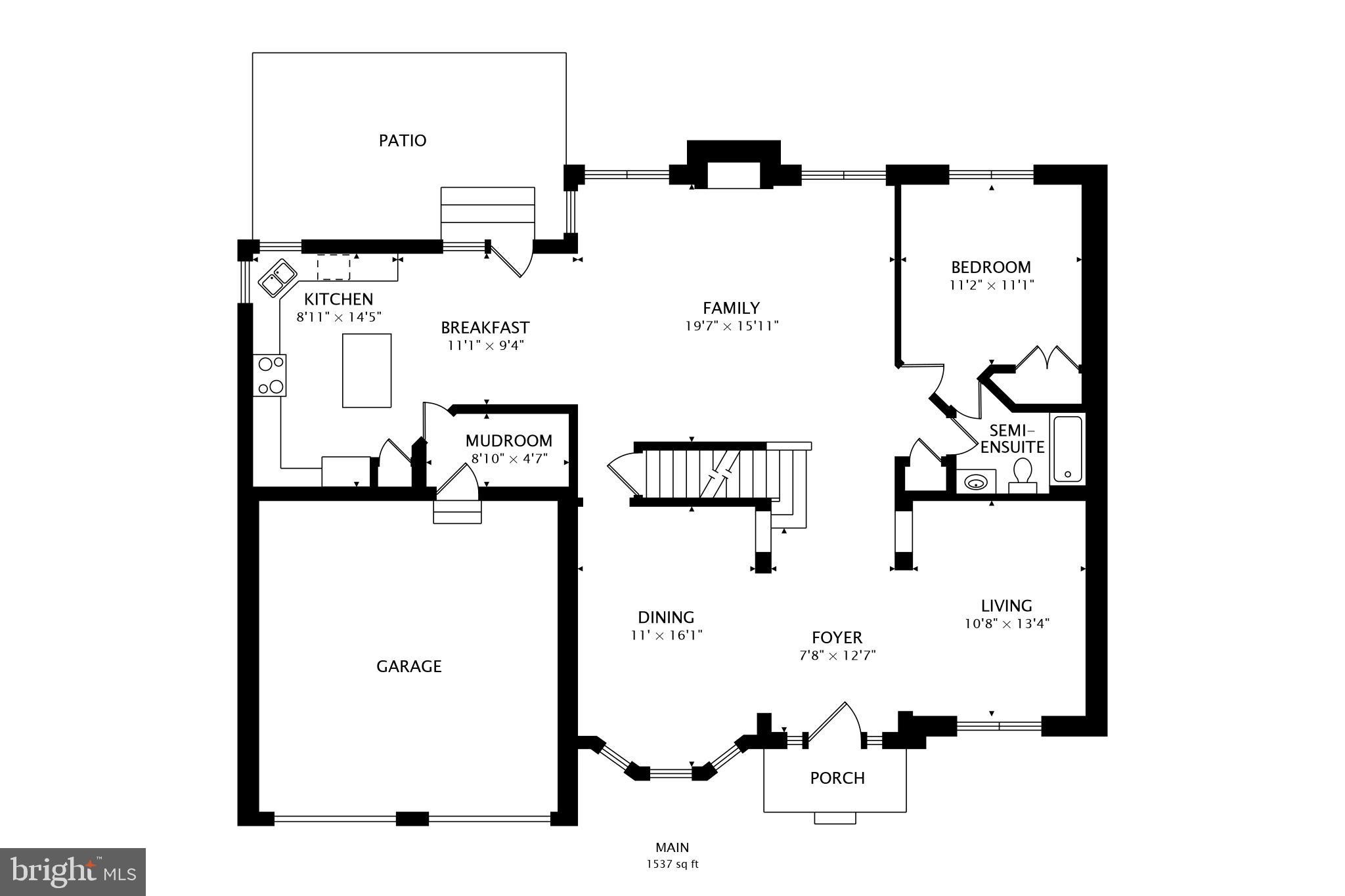 2444 Rabbits Run Street Waldorf, MD 20601 - Photo 24 of 25 Floor Plan - First Floor