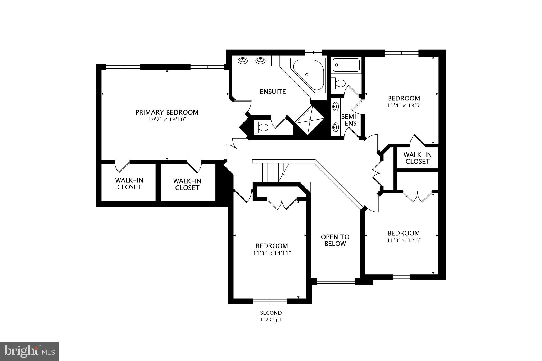 2444 Rabbits Run Street Waldorf, MD 20601 - Photo 25 of 25 Floor Plan - Second Floor