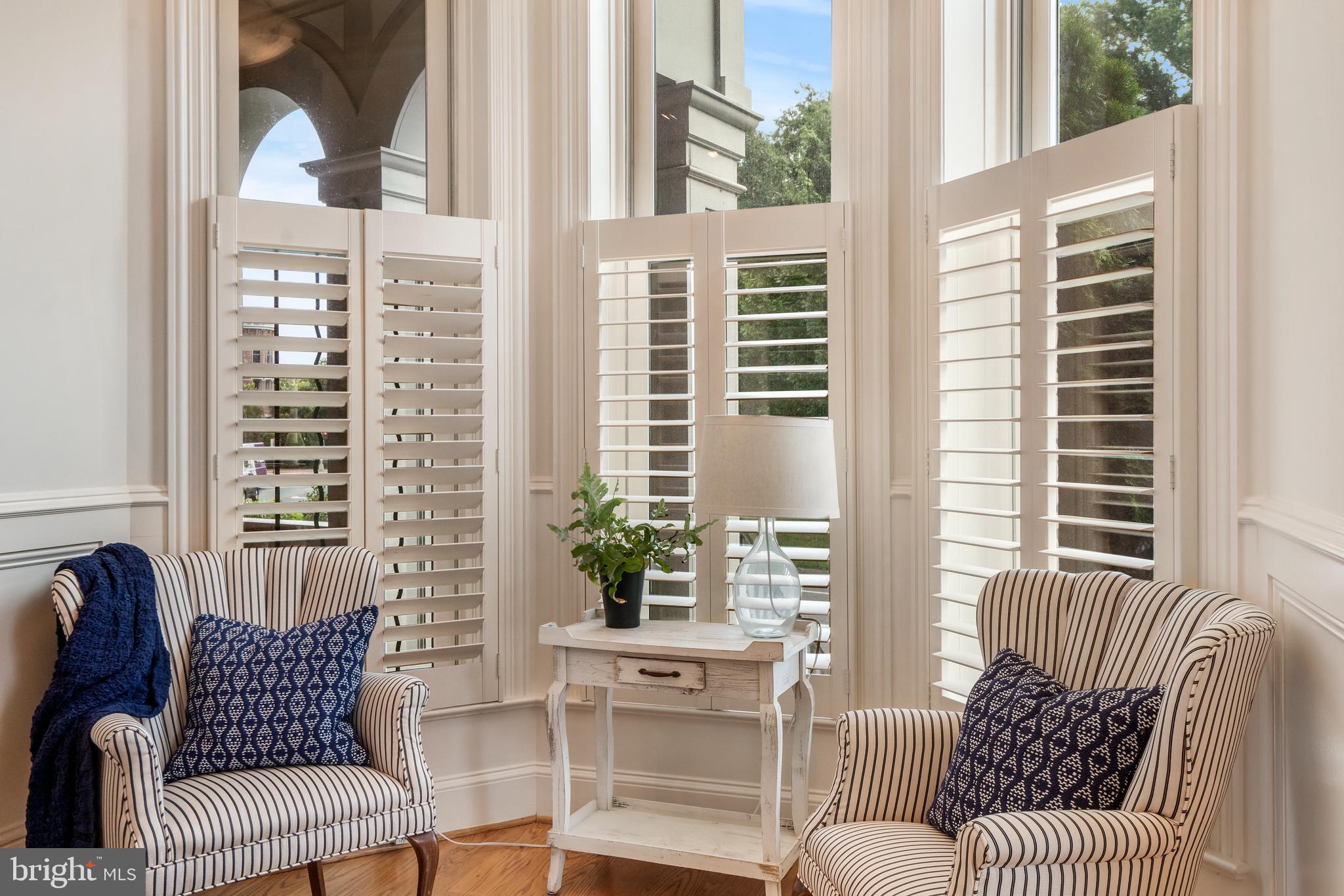 4 Logan Circle Northwest, Unit 1 Washington, DC 20005 - Photo 7 of 15 Plantation shutters.