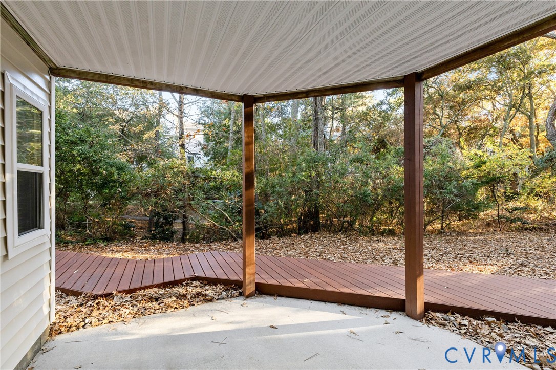 3973 West Stratford Road Virginia Beach, VA 23455 - Photo 36 of 45 a view of a porch with a tree