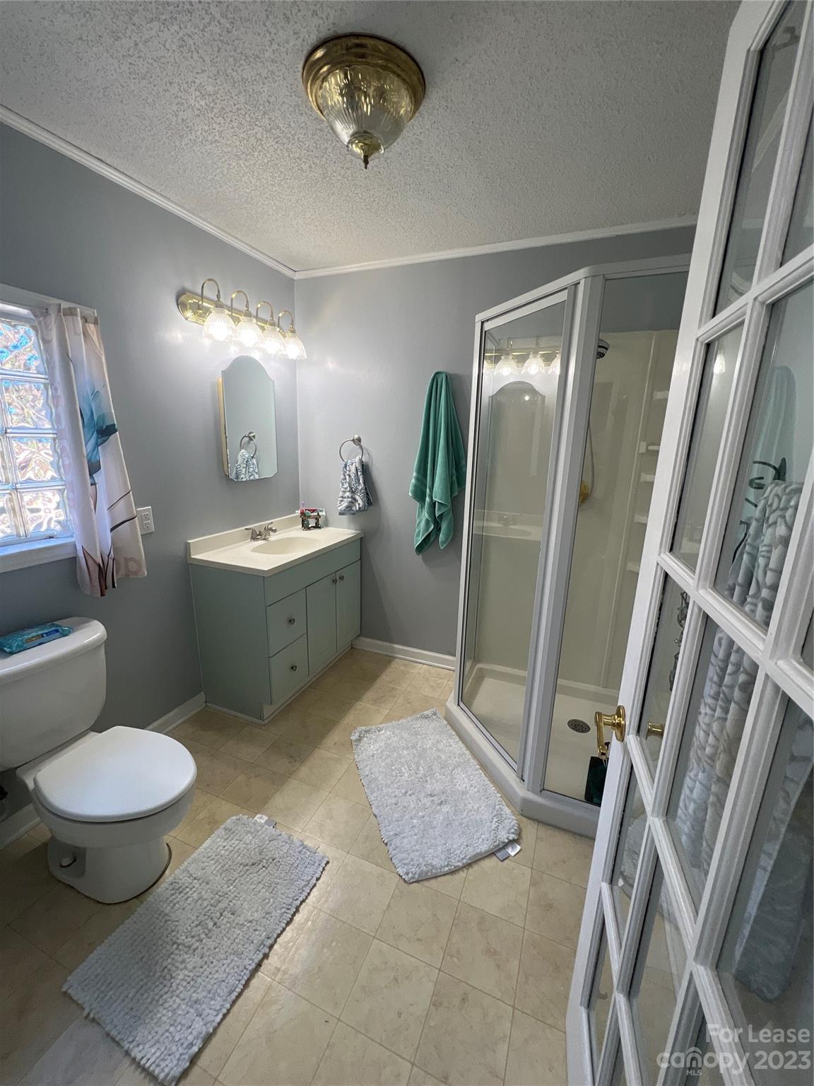 1710 King Road Shelby, NC 28150 - Photo 16 of 20 a spacious bathroom with a mirror a sink and a toilet