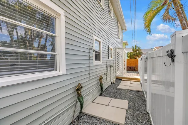 a view of front door of house