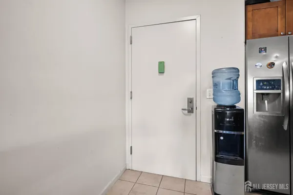a close view of closet