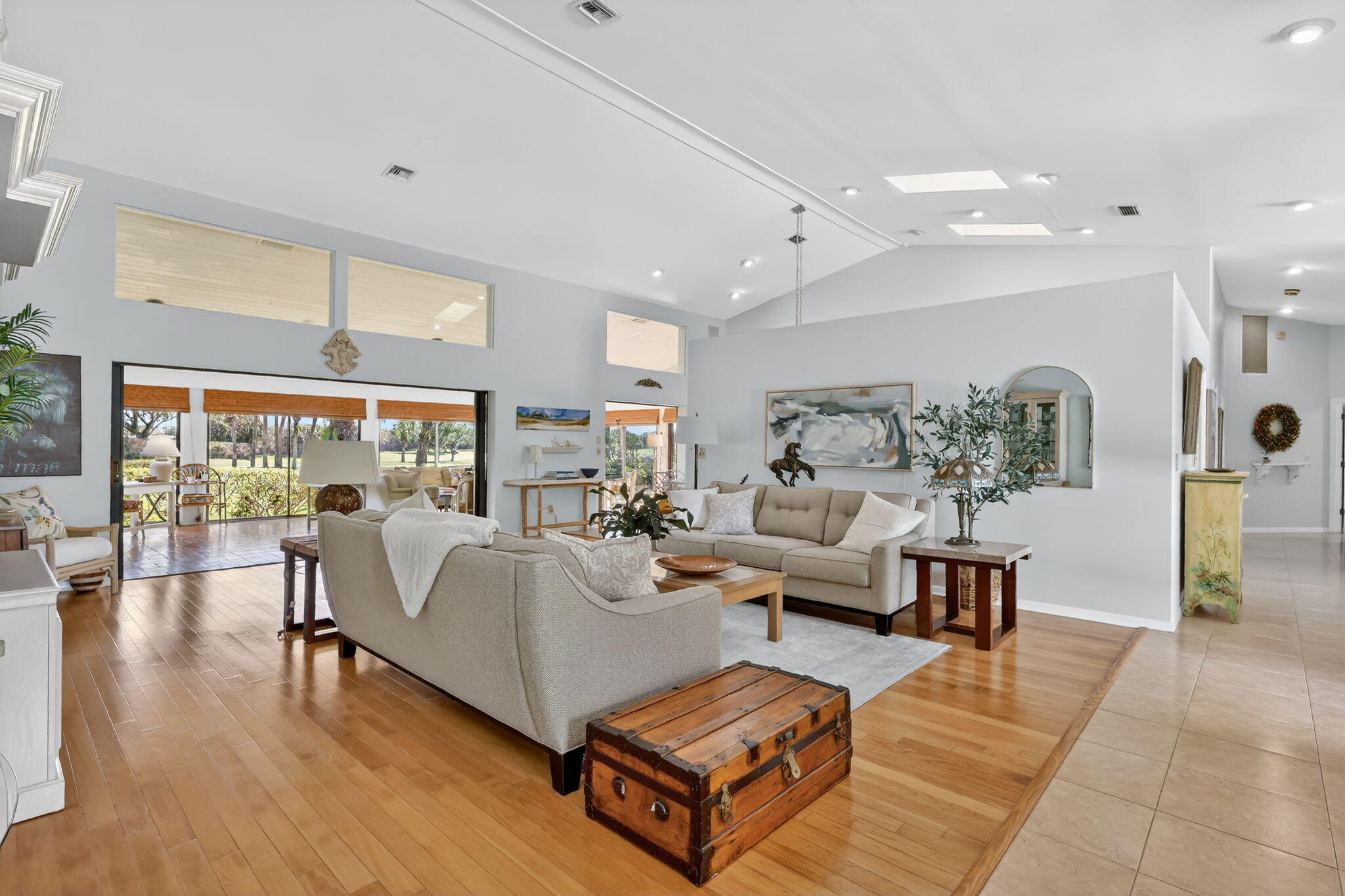 6151 Southeast Winged Foot Drive Stuart, FL 34997 - Photo 22 of 47 a living room with furniture and a large window