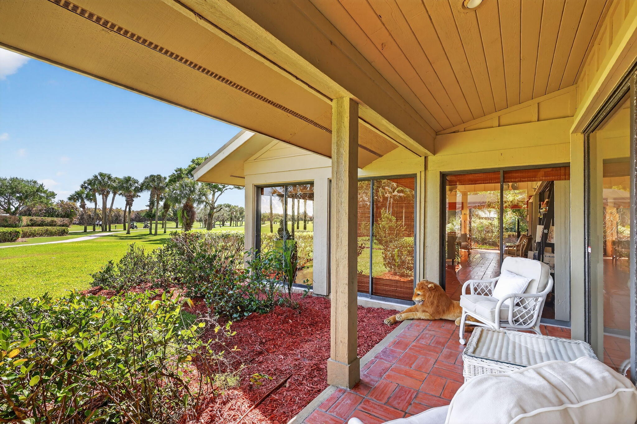 6151 Southeast Winged Foot Drive Stuart, FL 34997 - Photo 43 of 47 a outdoor space with furniture and garden view