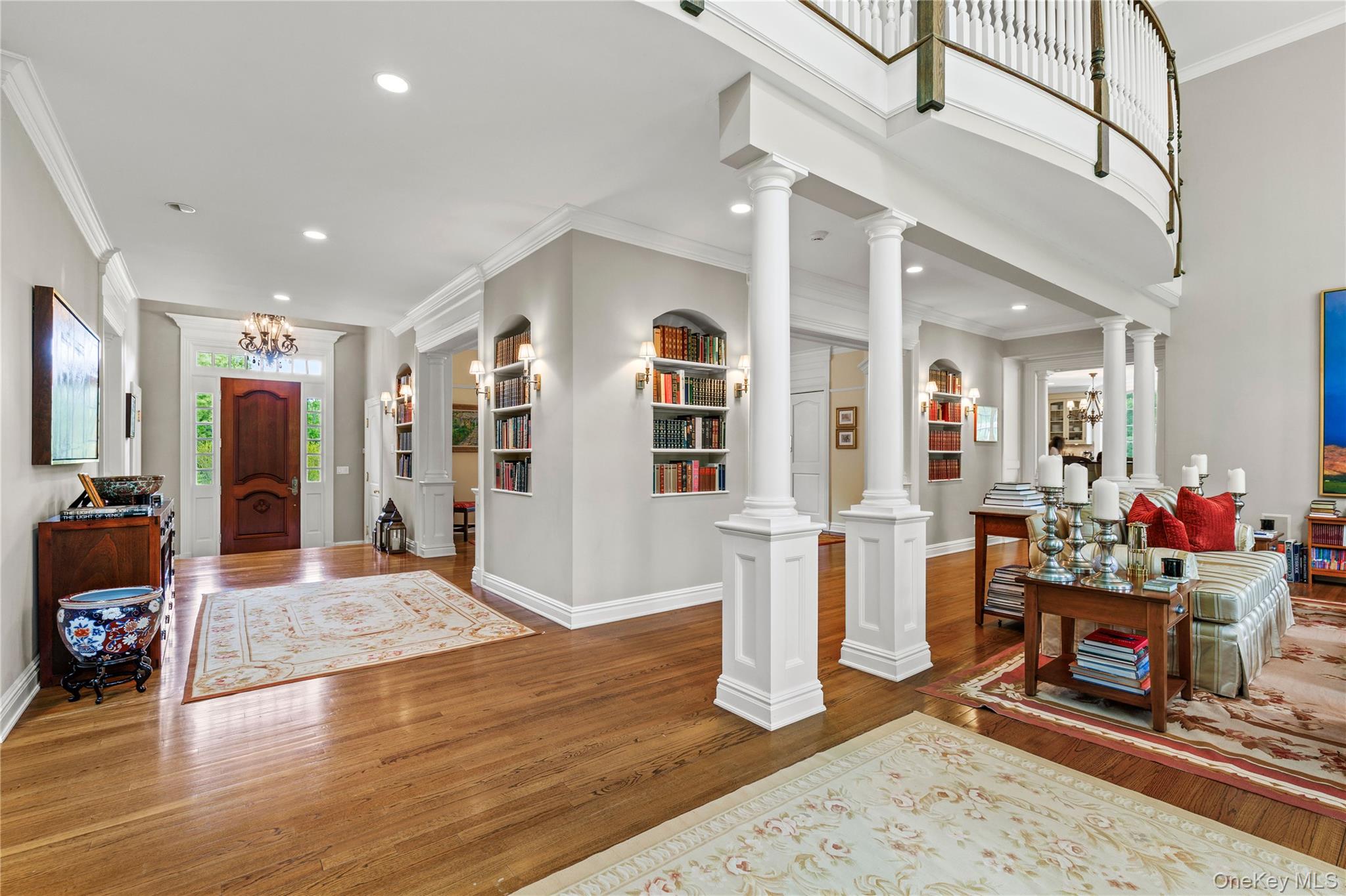 63 Old Mill River Road Pound Ridge, NY 10576 - Photo 5 of 47 a living room with furniture and a wooden floor