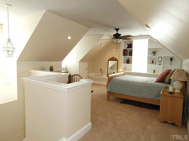 7908 Farnham Court Raleigh, NC 27615 - Photo 18 of 25 Fourth Bedroom on Third Floor with Builtins Offer a Private Guest Suite - Teenager Suite - YOU Decide The Best Use!
