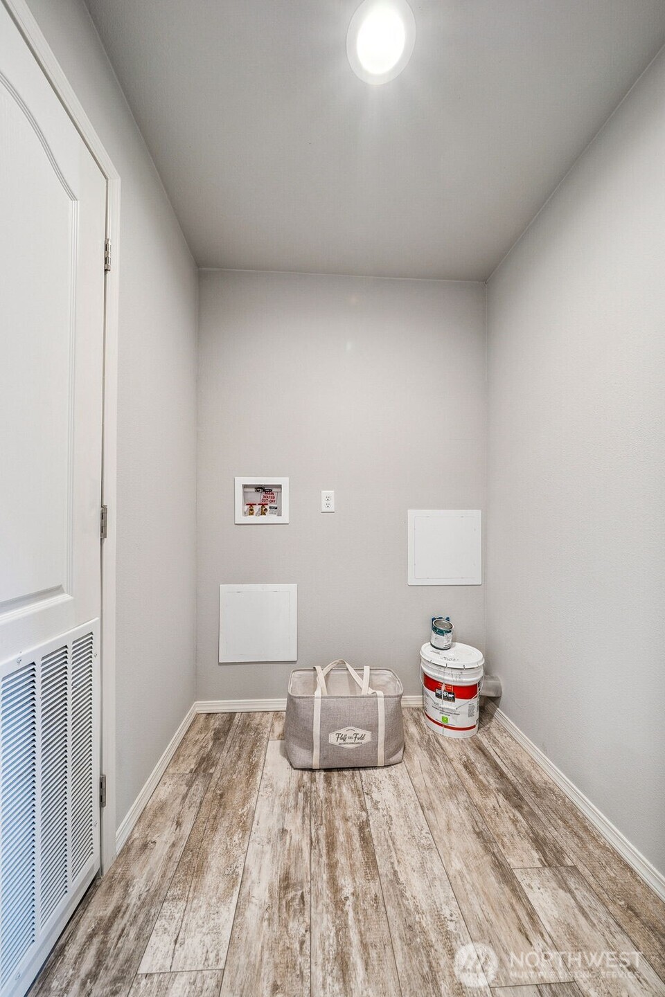 8107 Mazama Court Southwest Olympia, WA 98512 - Photo 21 of 34 a bedroom with a bed and wooden floor