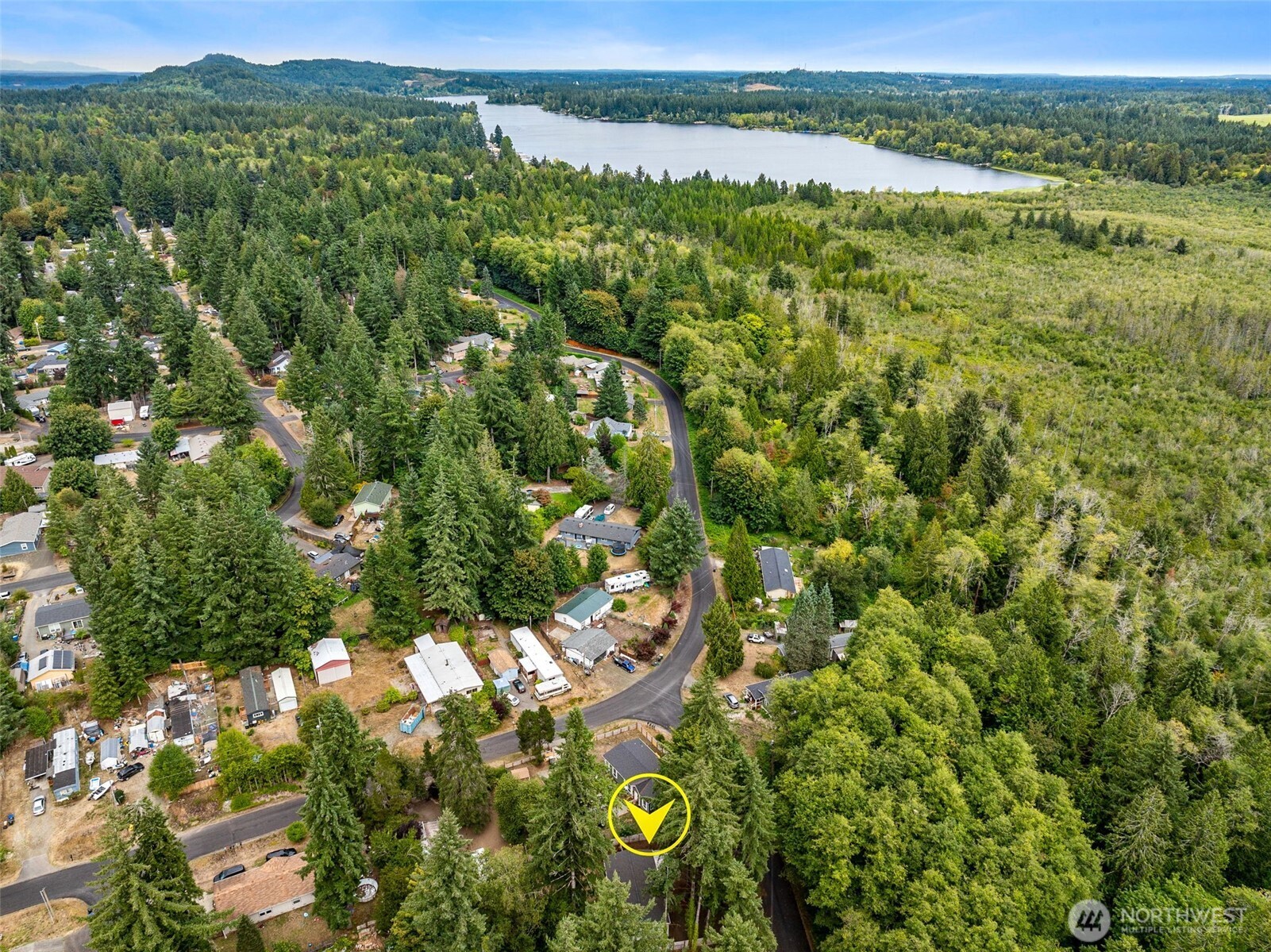 8107 Mazama Court Southwest Olympia, WA 98512 - Photo 27 of 34 a view of a city with lush green forest