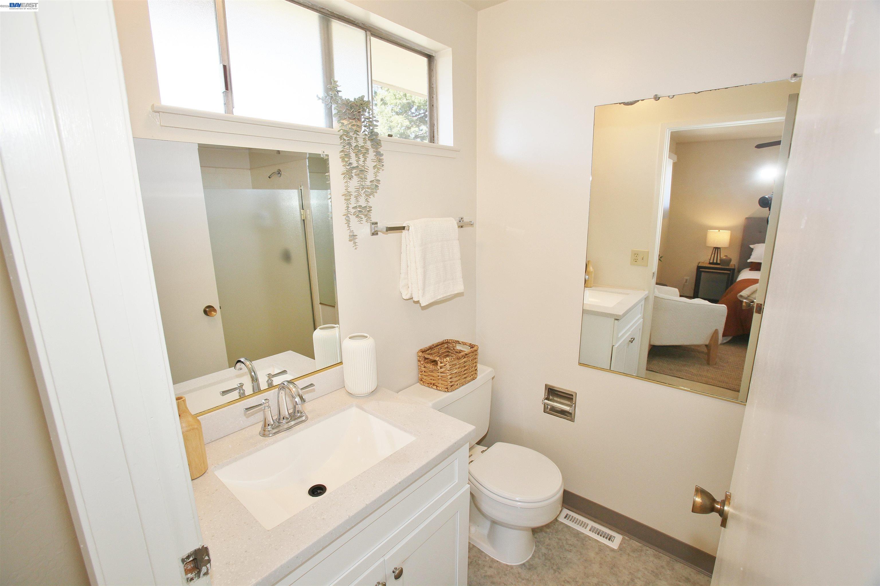 2728 Sheffield Place Castro Valley, CA 94546 - Photo 18 of 29 a bathroom with a sink toilet tub and shower