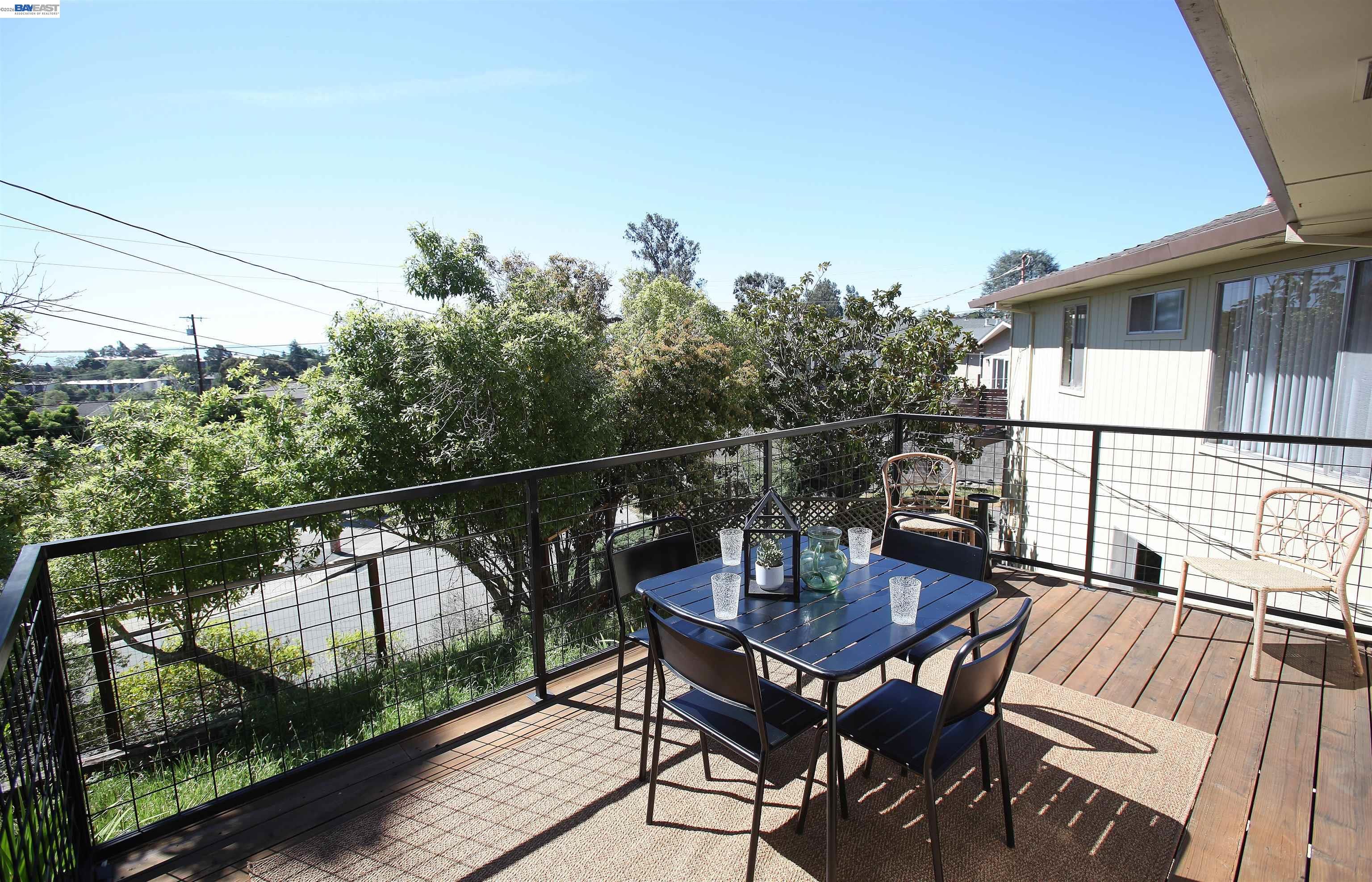 2728 Sheffield Place Castro Valley, CA 94546 - Photo 25 of 29 a view of a chairs and table on the balcony