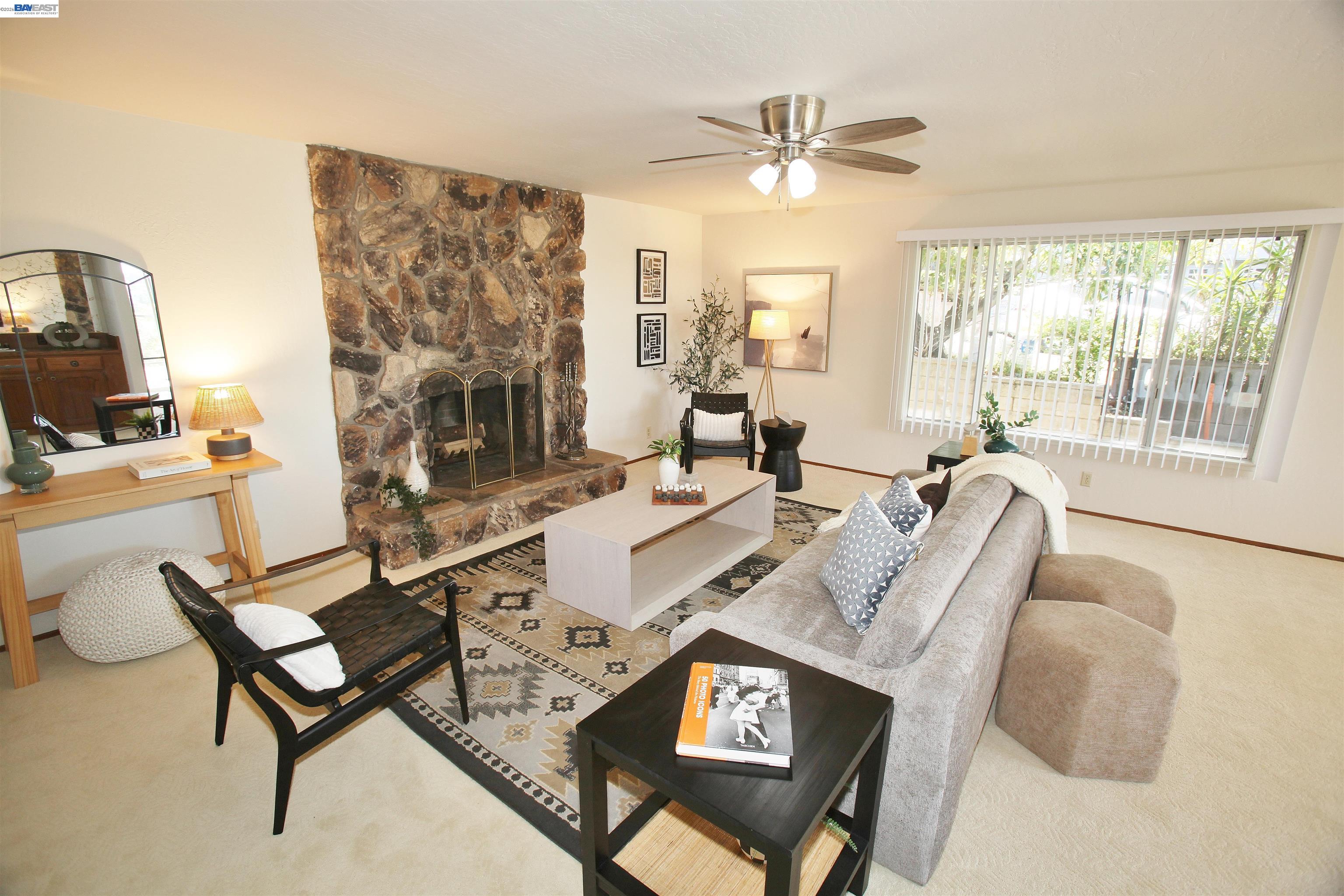 2728 Sheffield Place Castro Valley, CA 94546 - Photo 4 of 29 a living room with furniture a table and a large window
