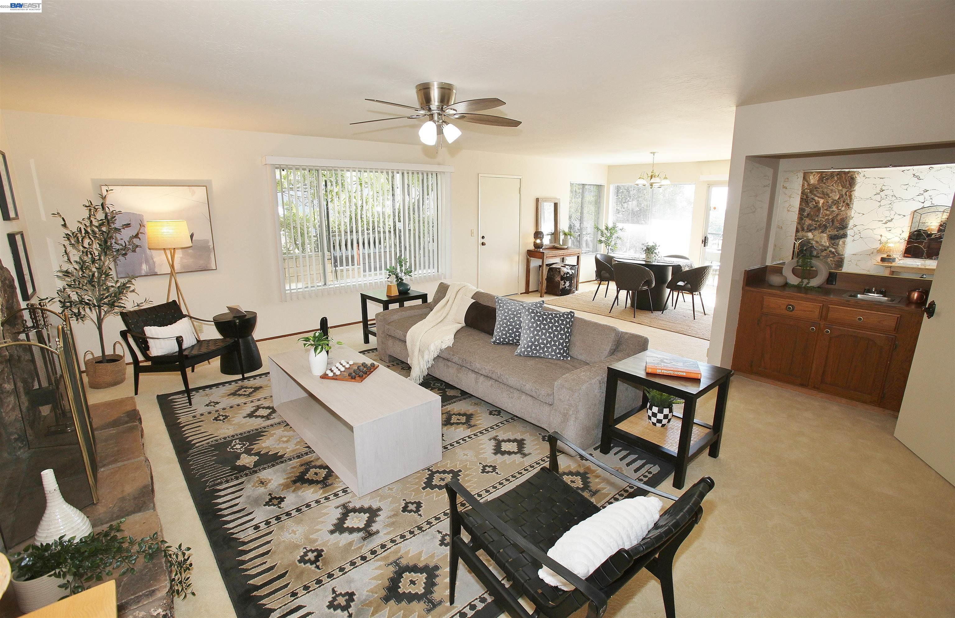 2728 Sheffield Place Castro Valley, CA 94546 - Photo 5 of 29 a living room with furniture and a large window