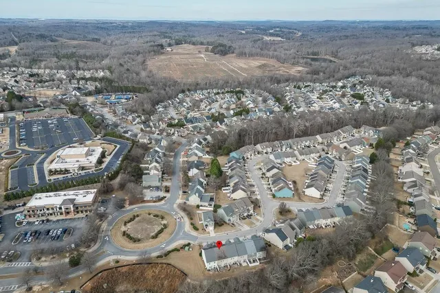 a view of a backyard and a patio