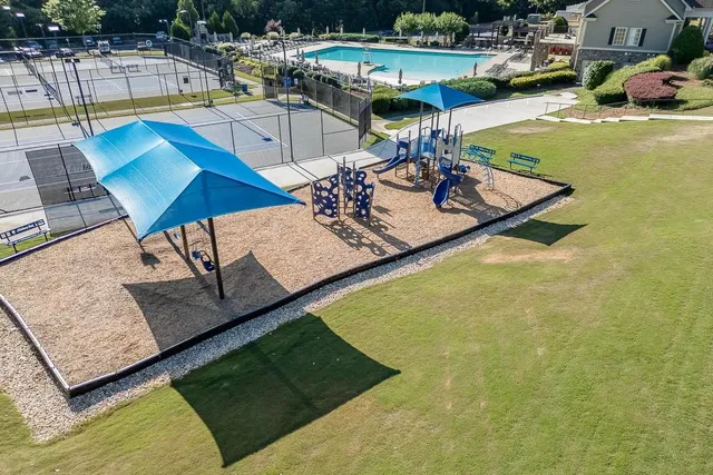 a view of tennis court