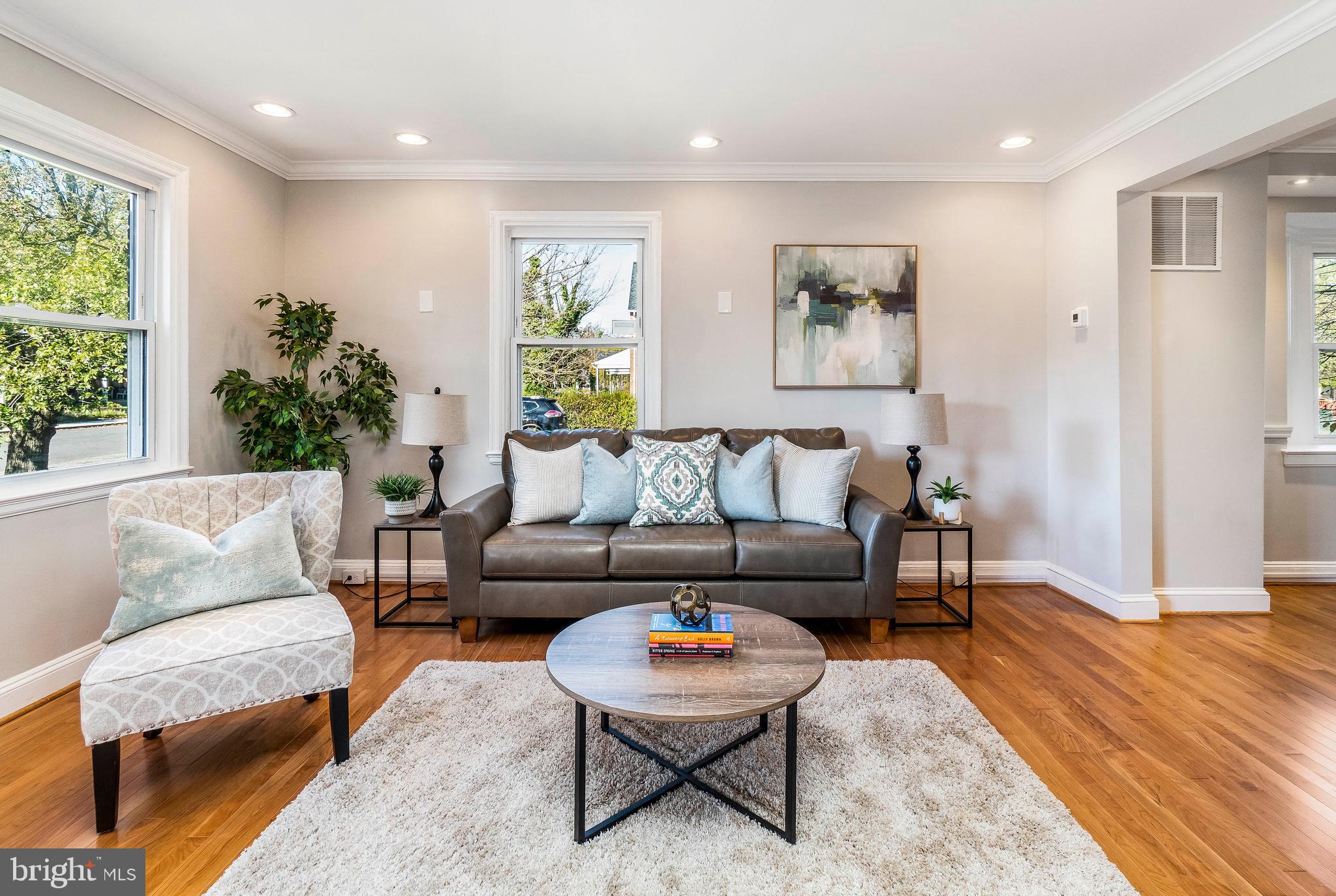 4553 Marble Hall Road Baltimore, MD 21239 - Photo 3 of 32 Living Room with Tons of Natural Light