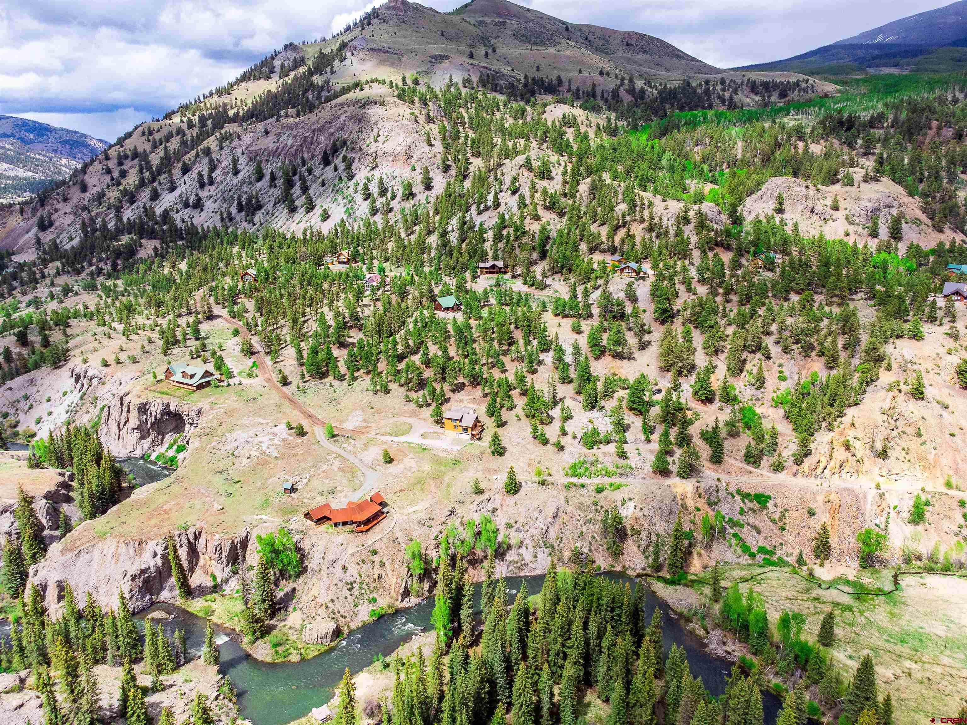 1426 Slumgullion Road Lake City, CO 81235 - Photo 2 of 15 a view of a bunch of flowers in front of house