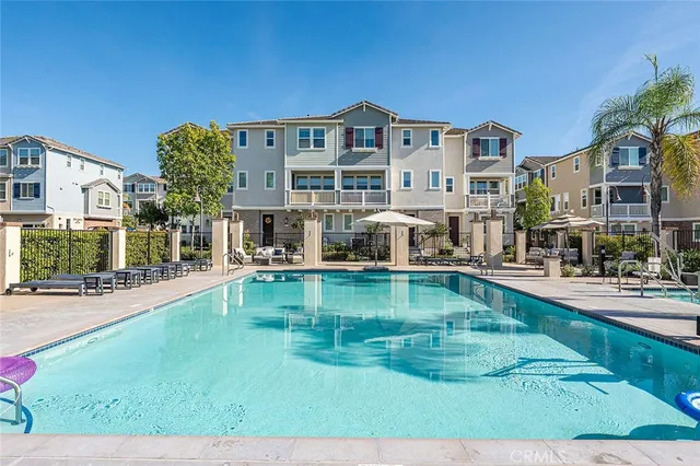 a view of a house with a swimming pool
