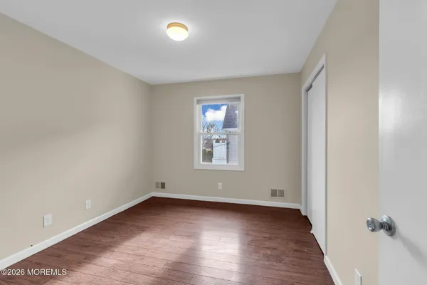 wooden floor in a room