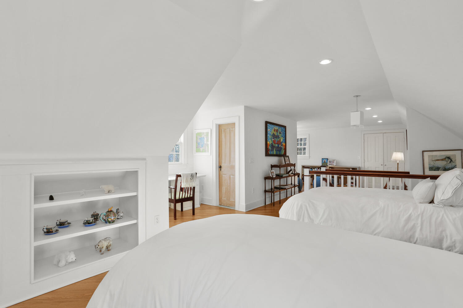 427 Eden Road Stamford, CT 06907 - Photo 21 of 40 a bed room with a bed and a large mirror