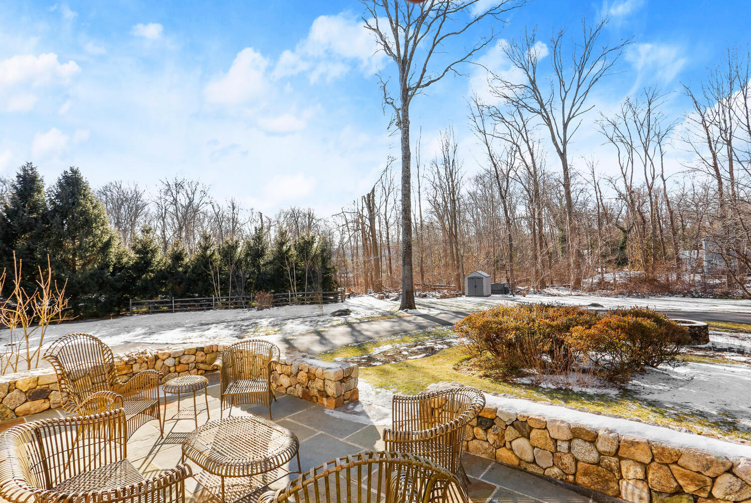 427 Eden Road Stamford, CT 06907 - Photo 29 of 40 a view of a swimming pool with a lounge chair