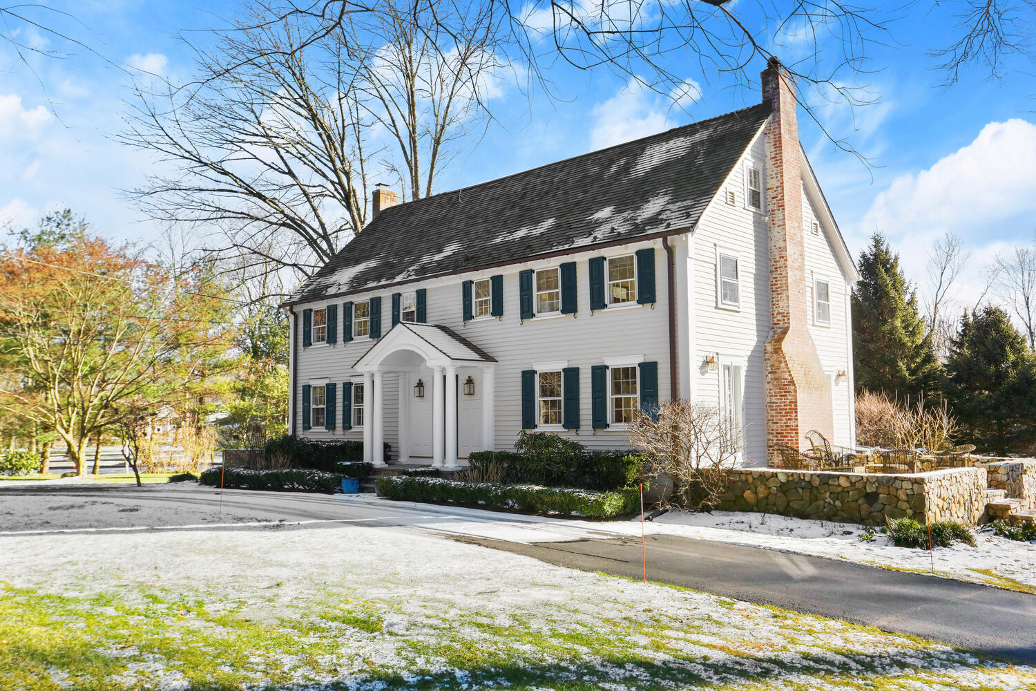 427 Eden Road Stamford, CT 06907 - Photo 36 of 40 a front view of a house with a yard