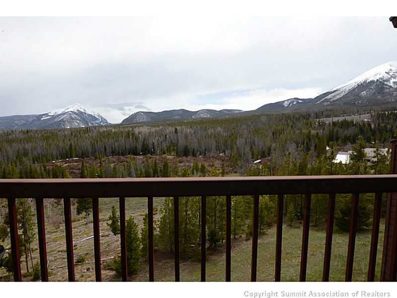 9460 Ryan Gulch Road, Unit 82 Silverthorne, CO 80498 - Photo 4 of 25 View. Great views from your private deck.