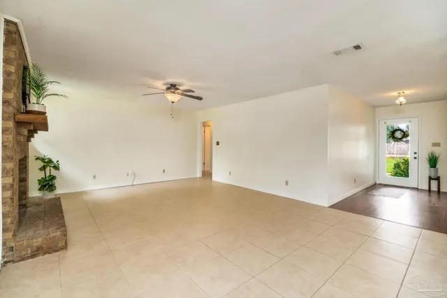 wooden floor in an empty room