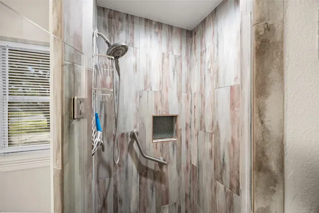 a view of a walk in closet