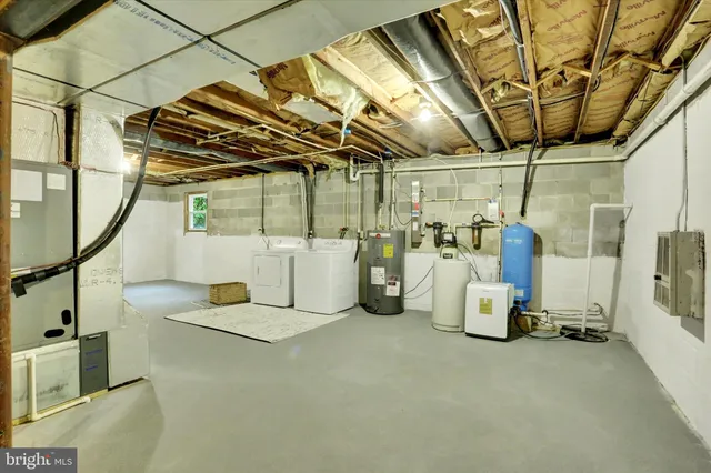 a view of storage and utility room