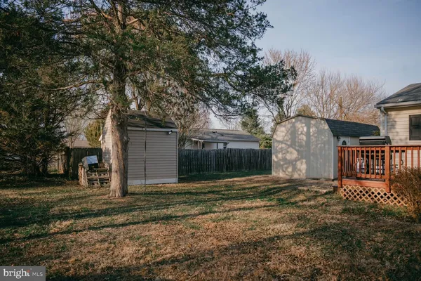 a backyard of a house