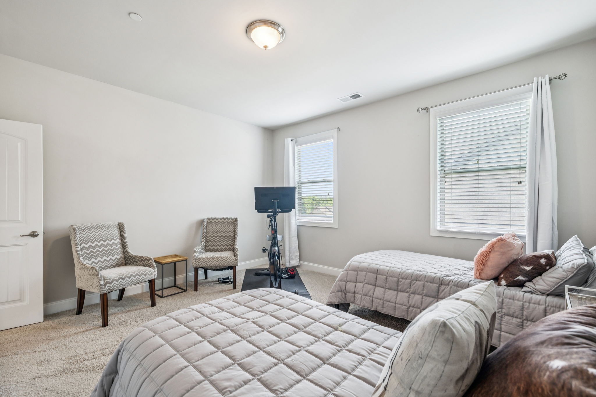 737 Alameda Avenue Nolensville, TN 37135 - Photo 33 of 55 a bedroom with two beds and a desk