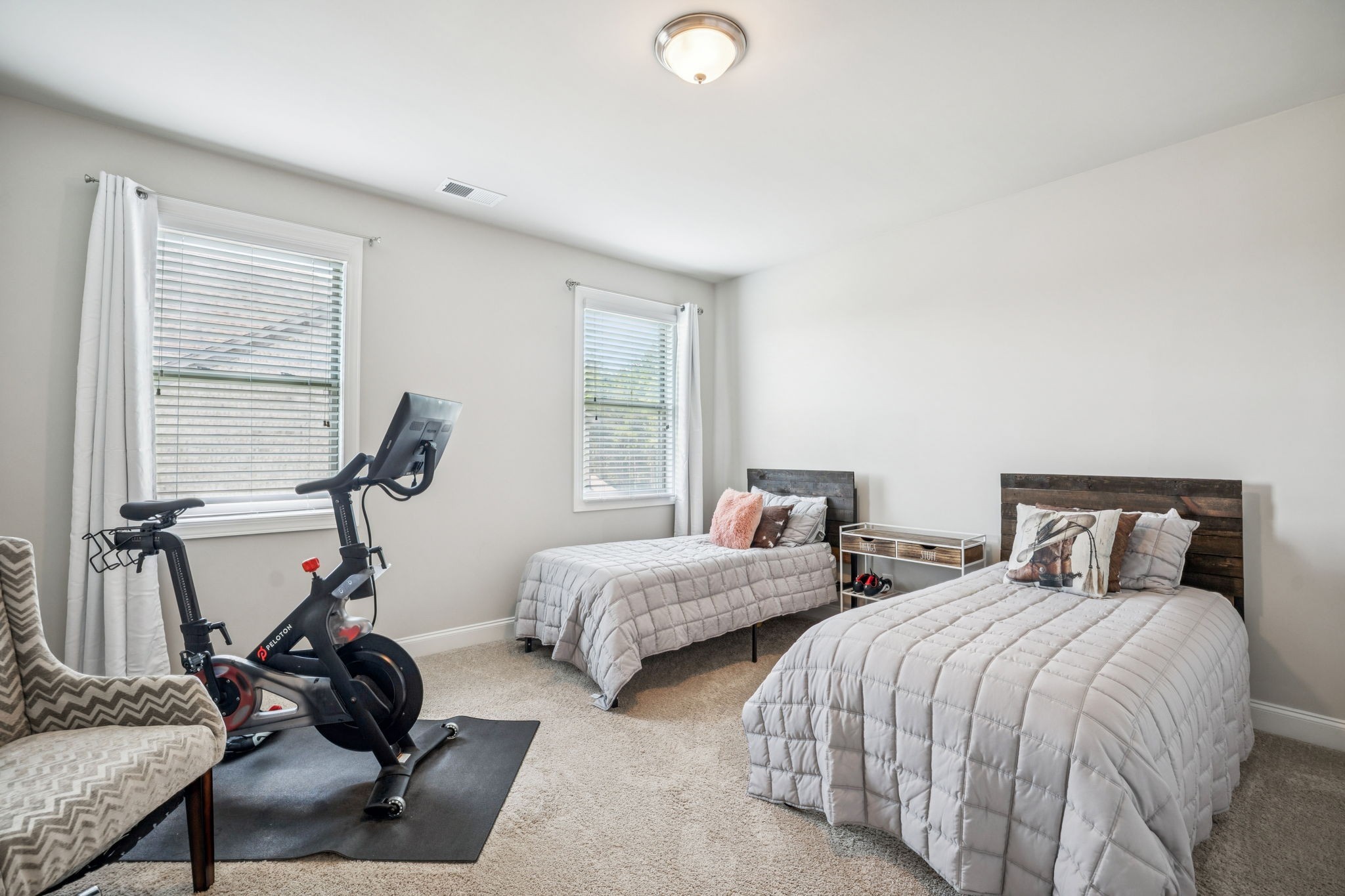 737 Alameda Avenue Nolensville, TN 37135 - Photo 34 of 55 a bedroom with two beds and a window