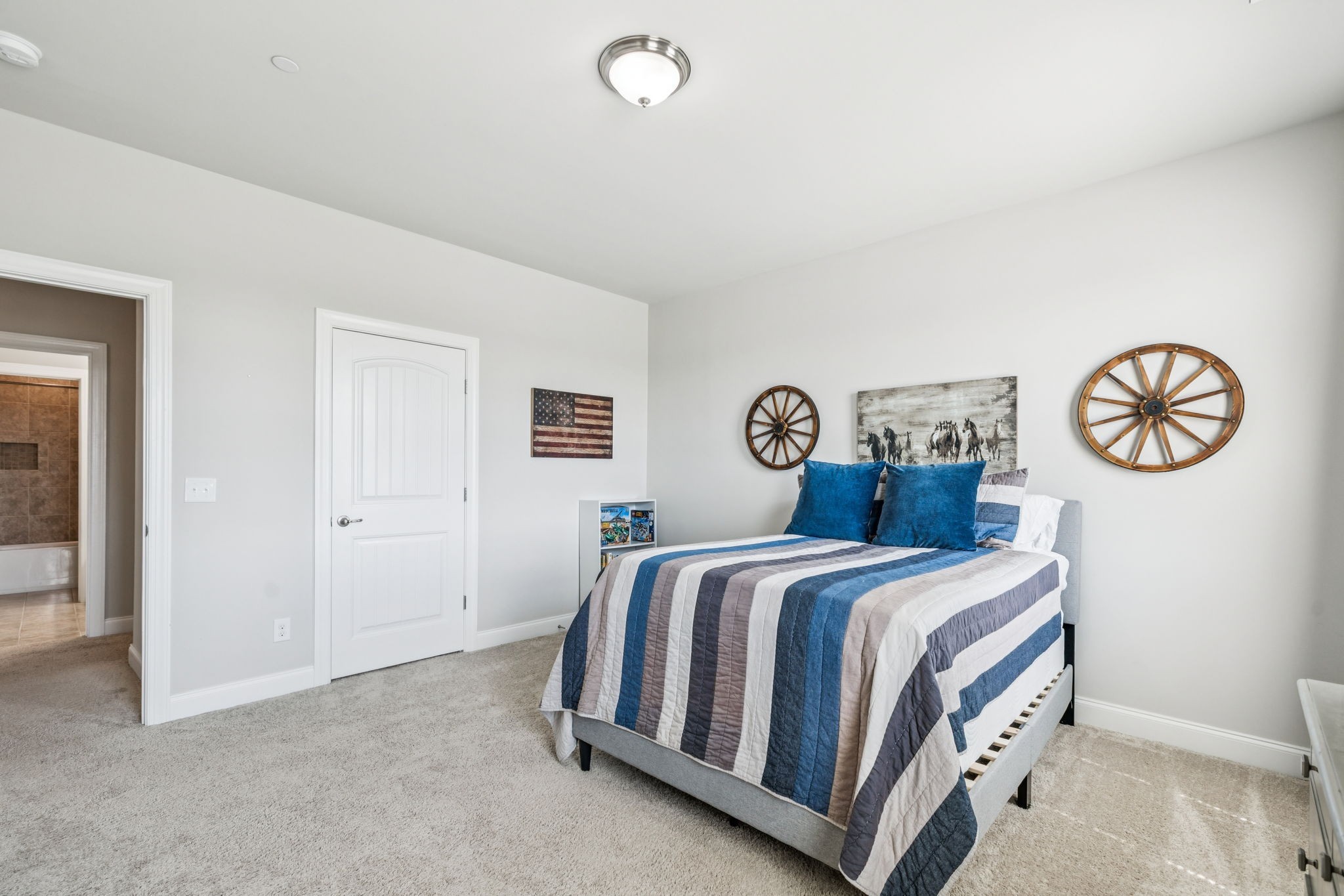 737 Alameda Avenue Nolensville, TN 37135 - Photo 38 of 55 a bed room with a bed and a lamp