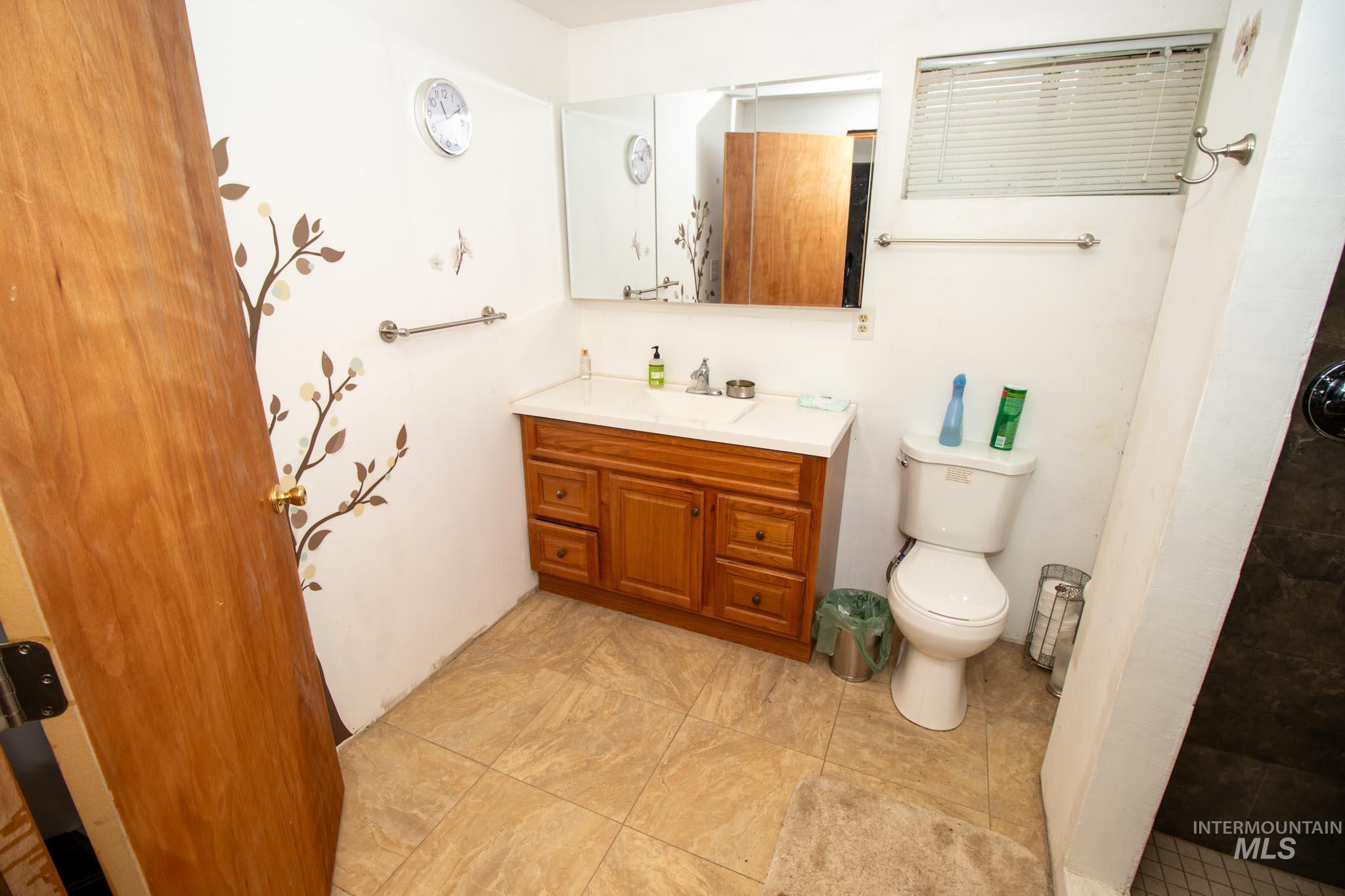 105 Weippe Avenue Weippe, ID 83553 - Photo 36 of 43 Bathroom featuring vanity and tile patterned floors