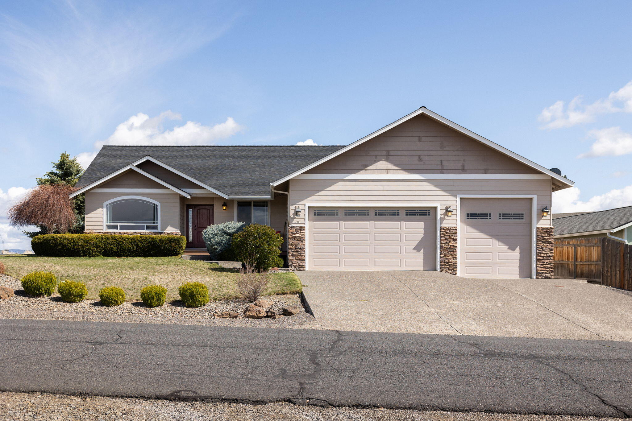 Corner lot with mountain views