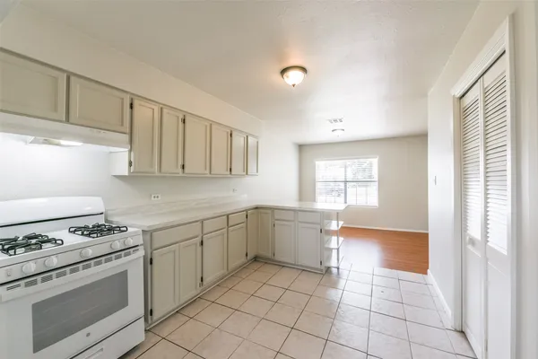 a kitchen with a stove a sink and a refrigerator